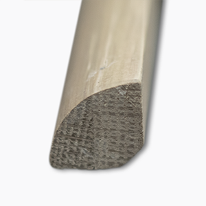 Quarter round moldings are used to provide a finished, decorative transition between flooring and baseboards, it can also be used to cover gaps between base molding and floors as well as hiding minor alignment flaws. All Magellan wood trim pieces come prefinished to blend seamlessly with your new wood flooring.